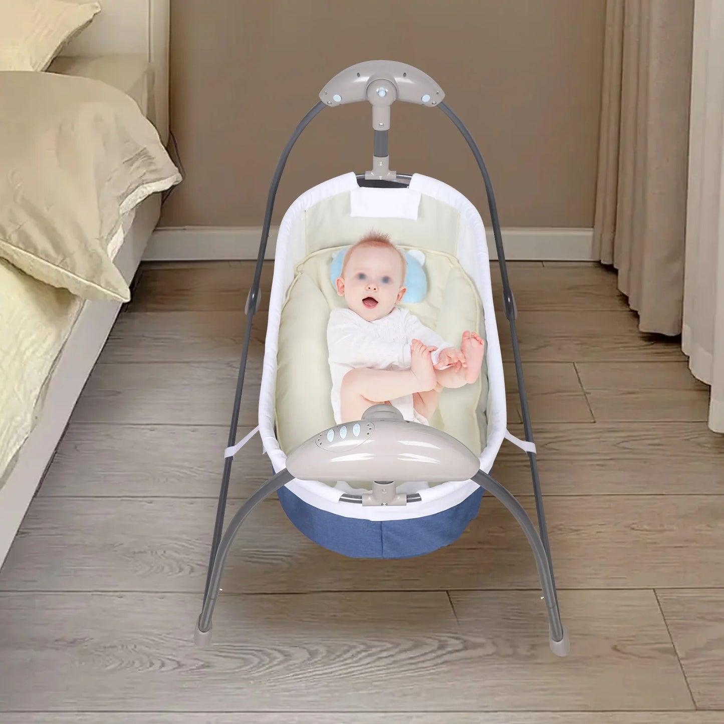 Berceau électrique pliable pour bébé