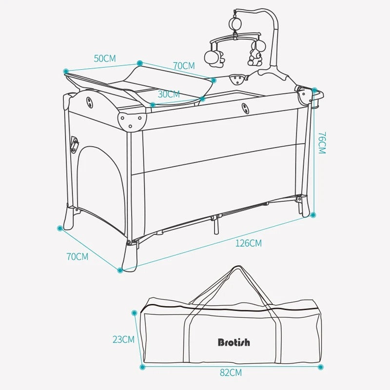 Berceaux pour bébé multifonctionnels