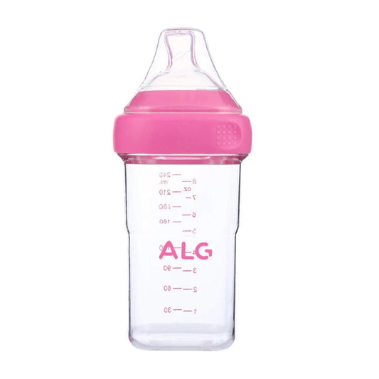 Biberon en PP anti-chute et anti-colique 150 ml-240 ml Rose