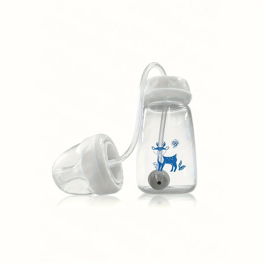 Biberon mains libres en PP de 5oz/150ml Bleu