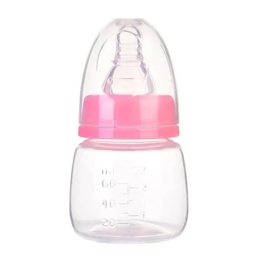 Biberon 60 ml en plastique PP sans BPA pour bébé Rose